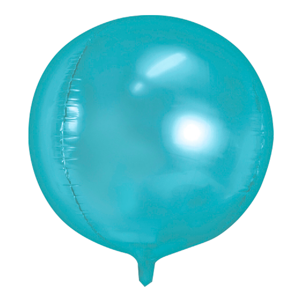 Ballon Rond Aluminium bleu 40cm