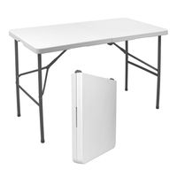 Table Pliante 120x60 cm Blanc