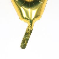 Ballon Chiffre 9 Or 35 cm