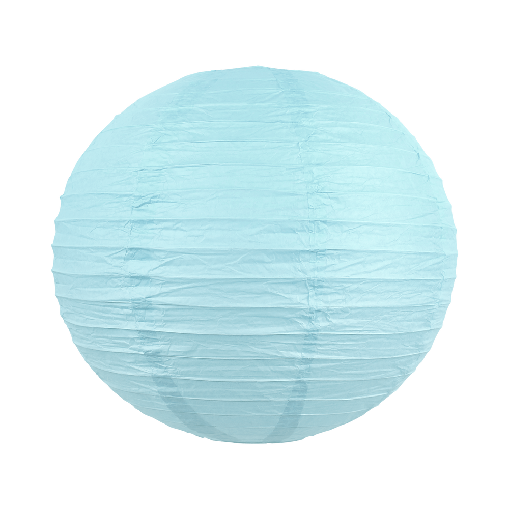 Boule papier 40 cm Bleu Ciel