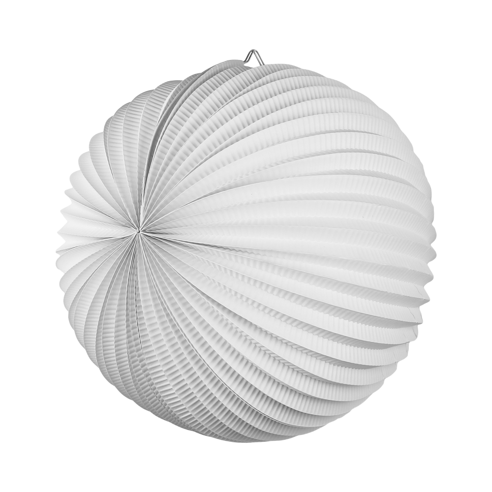 Lampion rond 36 cm Blanc