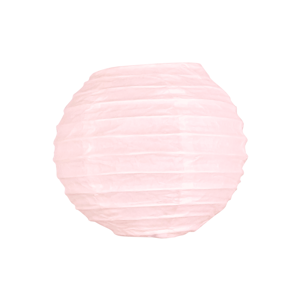 Boule papier 10cm Rose pâle