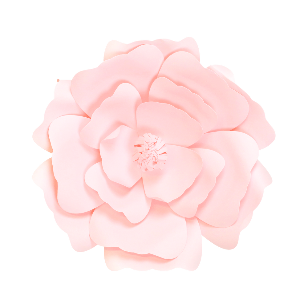 Fleur En Papier Anémone Rose Pâle 30 cm
