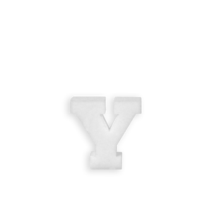 Lettre Y en Polystyrène 10cm