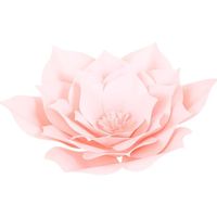 Fleur En Papier Gardénia Rose Pâle 20 cm