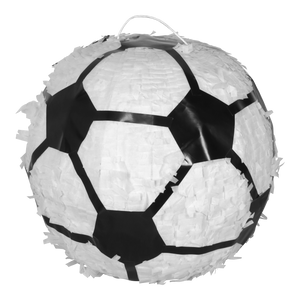 Pinata Ballon de Foot Blanc et Noir 30 cm