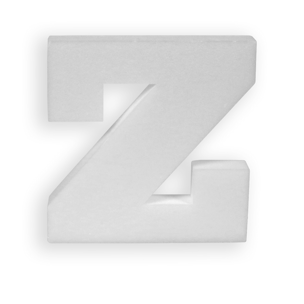 Lettre Z en Polystyrène 20cm