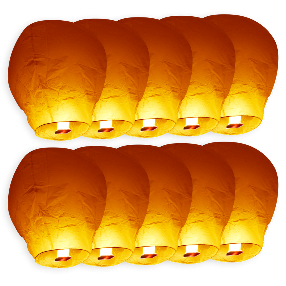 Balloon Orange x10