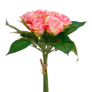 Bouquet Rose Artificielle Rose x9