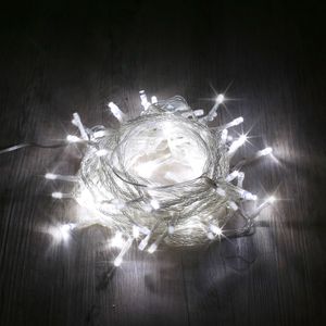 Guirlande de Noël Blanc Froid 12M (Câble Transparent)
