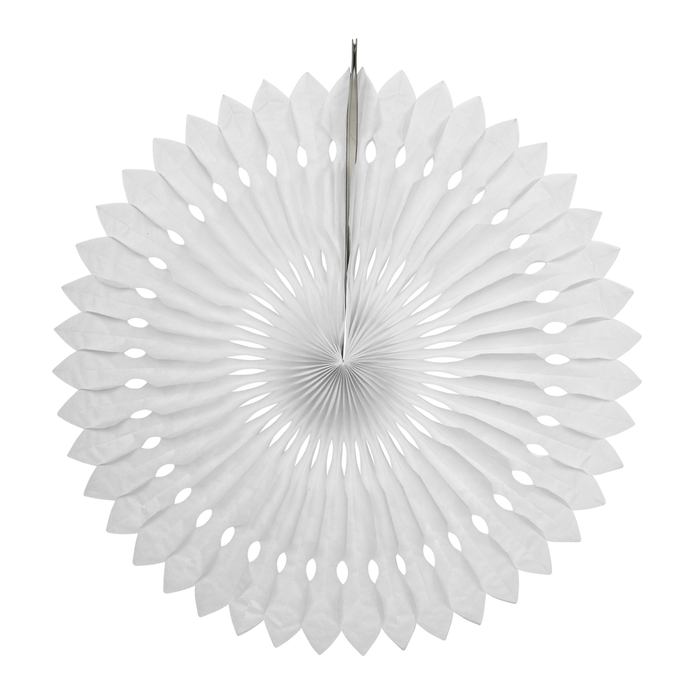 Rosace papier 50 cm Blanc