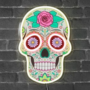 Lampe Neon Calavera - Dia de Los Muertos