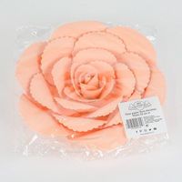Fleur En Papier Rose Ancienne Pêche 20 cm