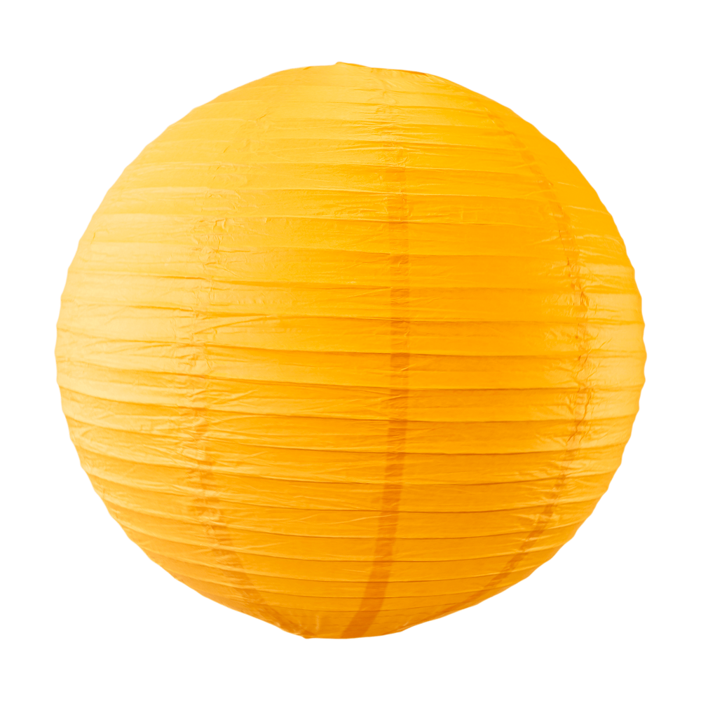 Boule papier 50cm Orange