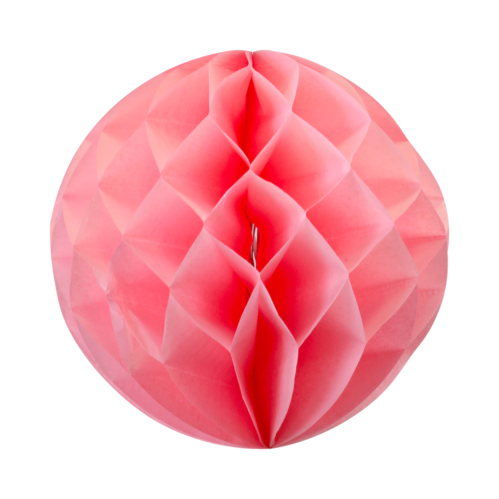 Boule chinoise alvéolée 40 cm Rose Pâle